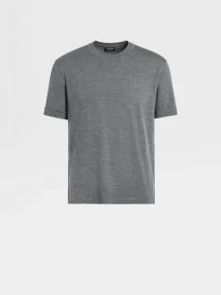 Grey Mélange 12milmil12 Wool T-shirt