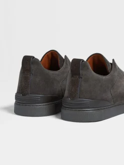 Grey Suede Triple Stitch™ Sneakers