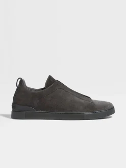 Grey Suede Triple Stitch™ Sneakers