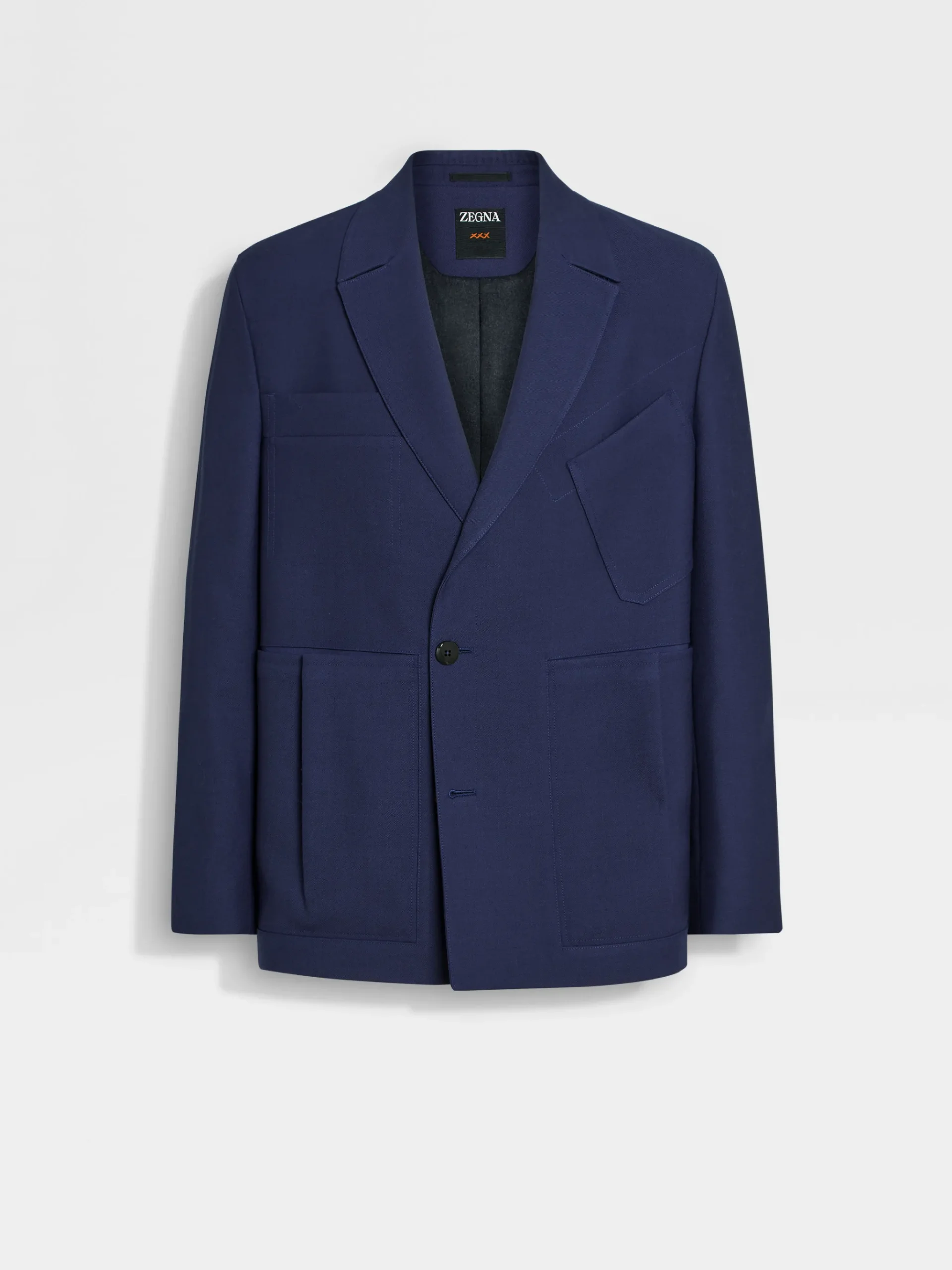 Ink Blue Wool Jacket