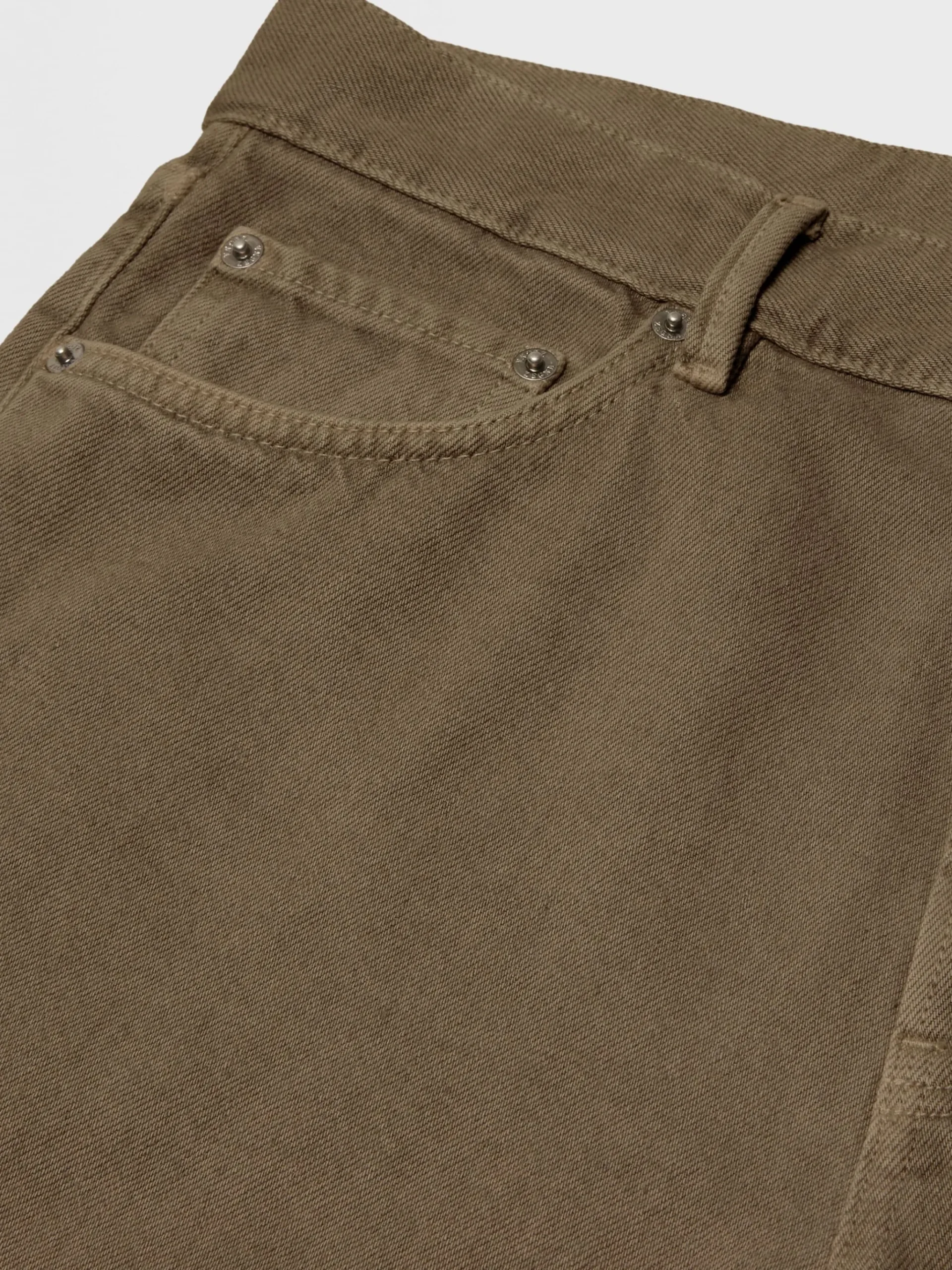 Khaki Cotton Roccia Jeans