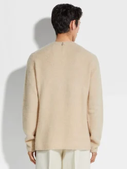 Light Beige Oasi Cashmere Crewneck