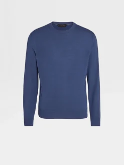 Light Blue 12milmil12 Wool Crewneck