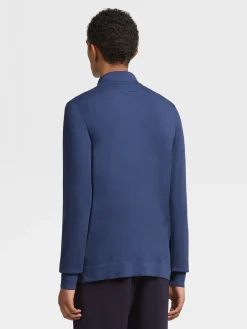 Light Blue 12milmil12 Wool Polo Shirt