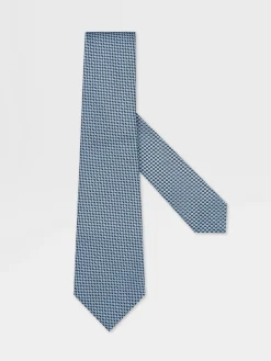 Light Blue Silk Tie