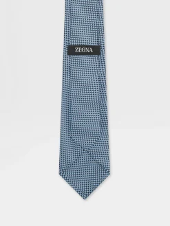 Light Blue Silk Tie