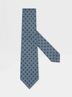 Light Blue Silk Tie