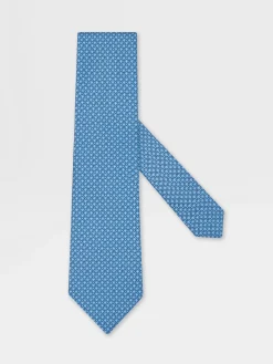 Light Blue Silk Tie