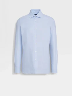 Light Blue Trofeo™ Cotton Shirt