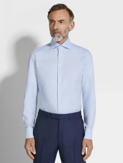 Light Blue Trofeo™ Cotton Shirt