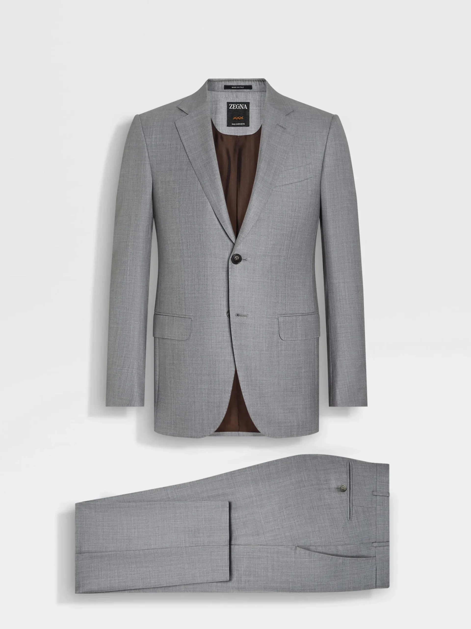 Light Grey Oasi Cashmere Suit