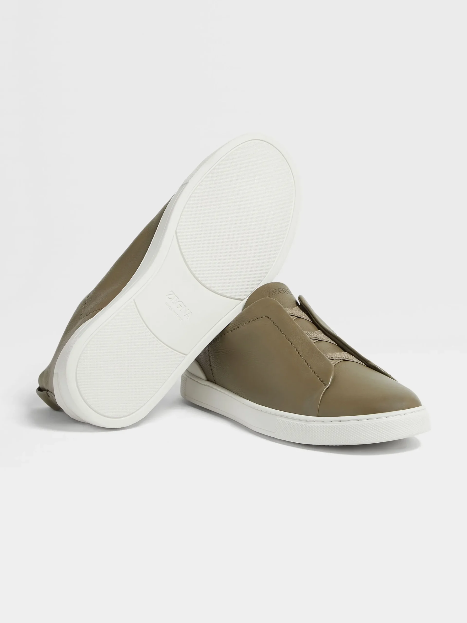 Light Olive Green Triple Stitch™ SECONDSKIN Sneakers