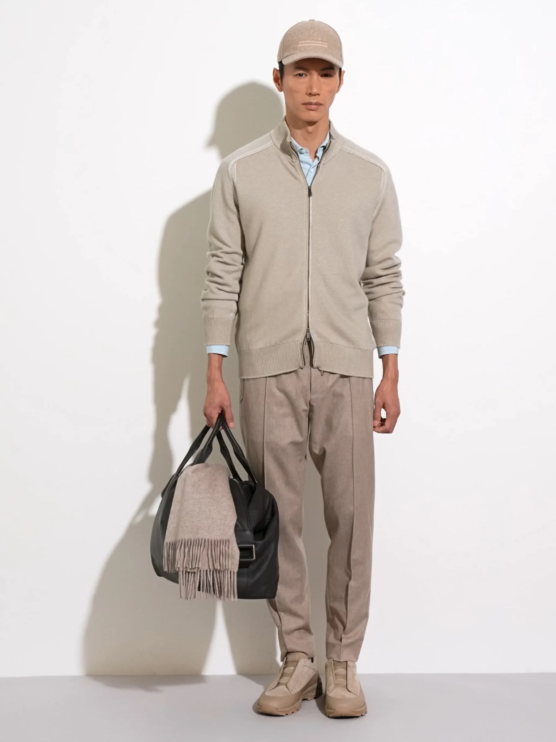 Light Taupe 15milmil15 Wool Joggers