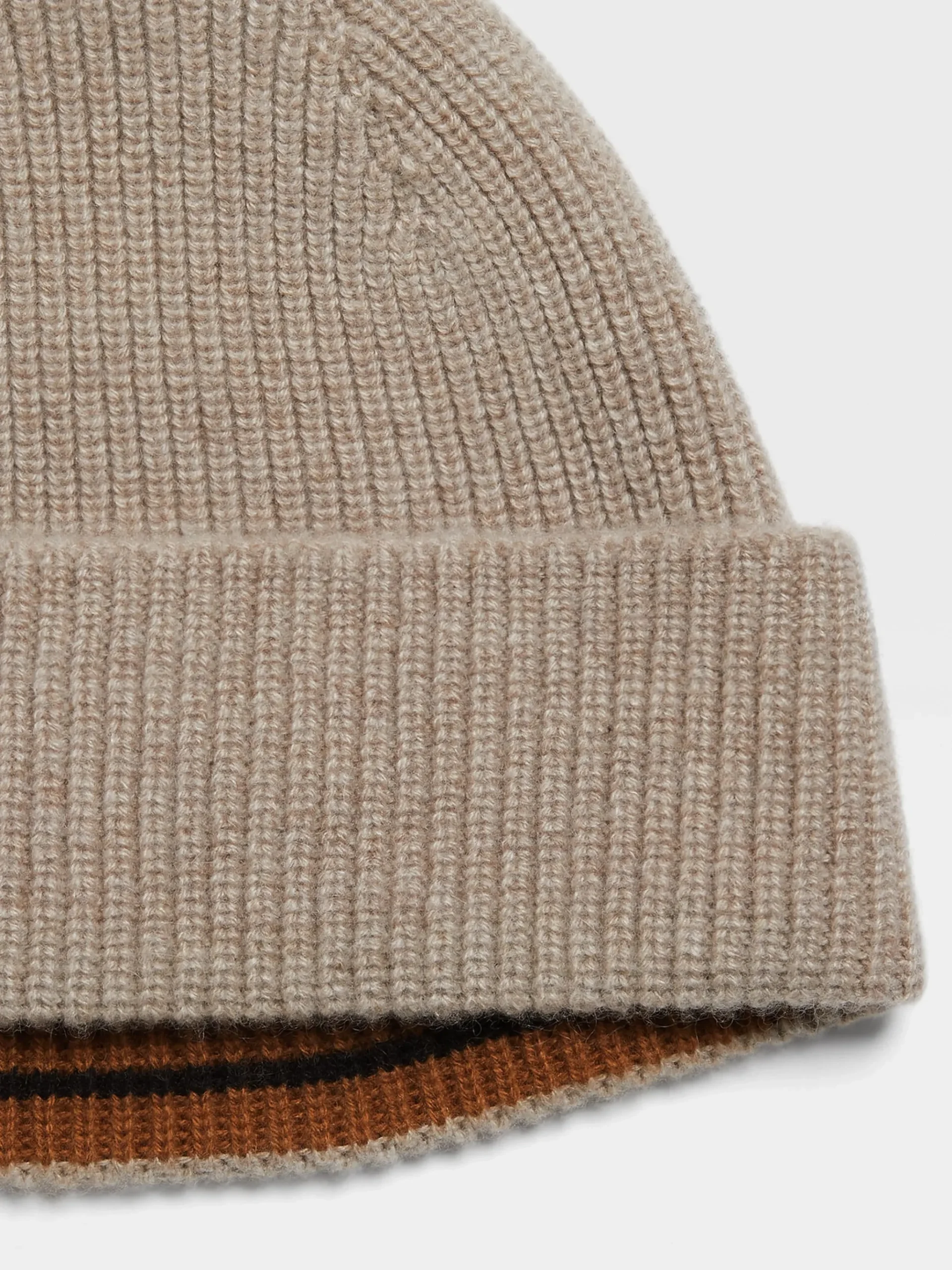 Light Taupe Oasi Cashmere Beanie