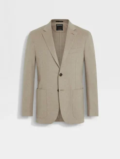 Light Taupe Oasi Cashmere Jacket