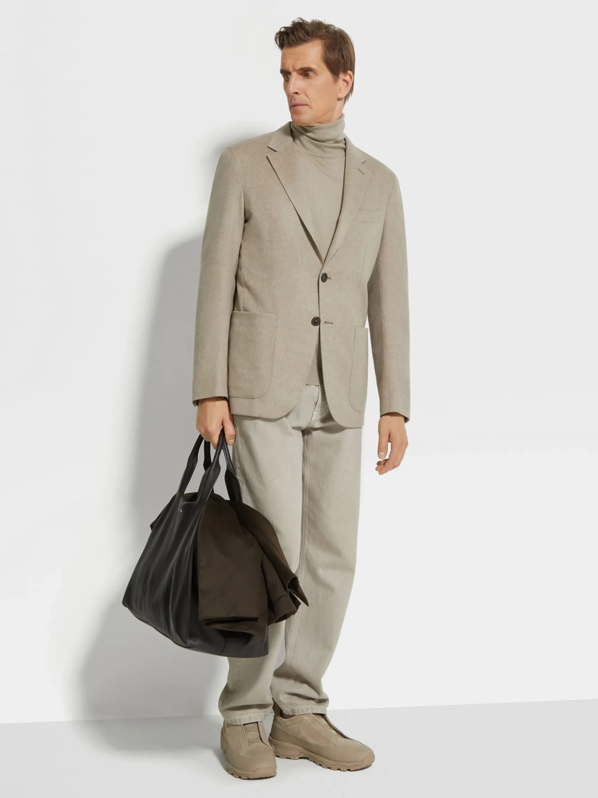 Light Taupe Oasi Cashmere Jacket