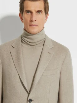 Light Taupe Oasi Cashmere Jacket