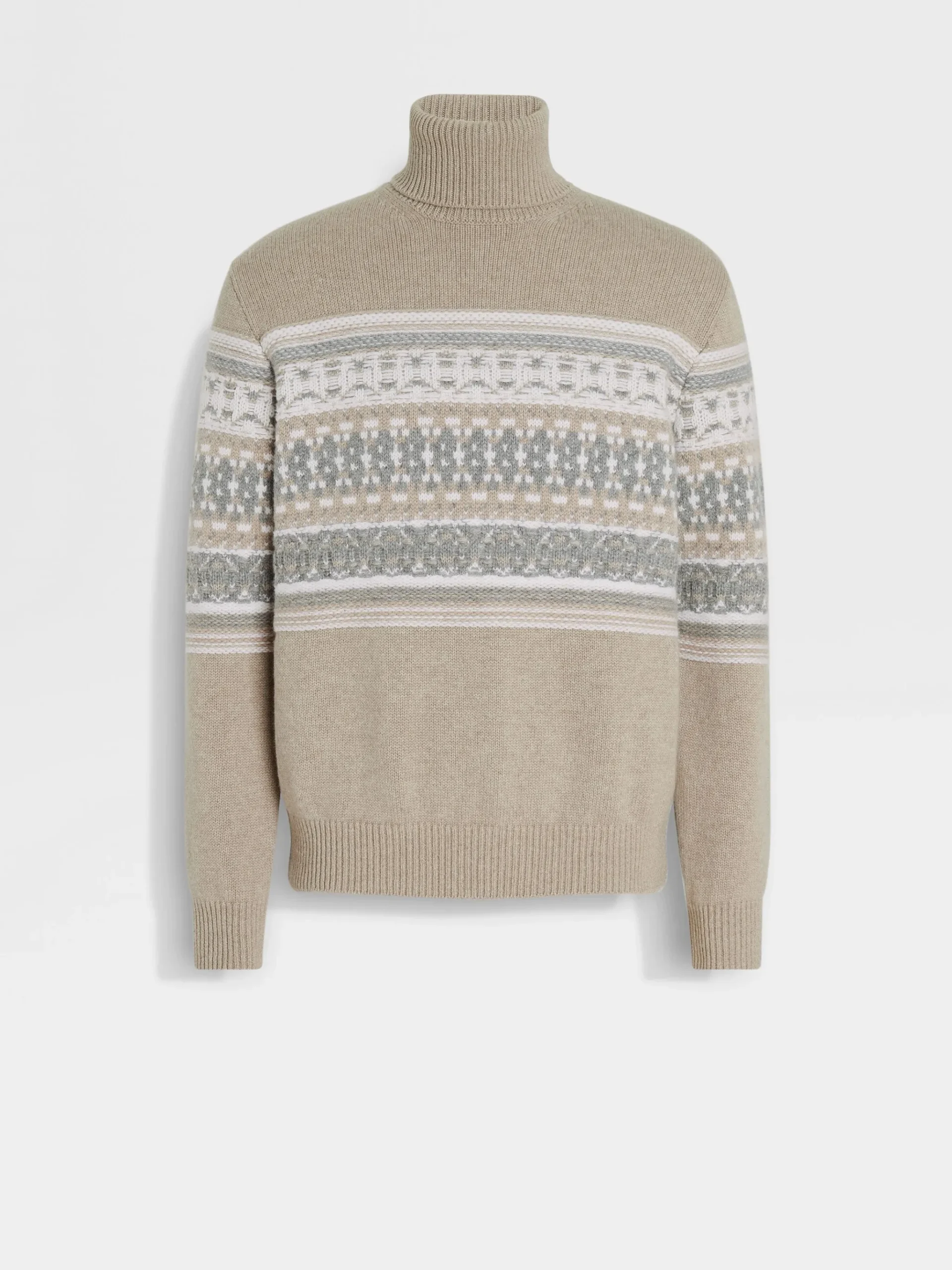 Light Taupe Oasi Cashmere Turtleneck