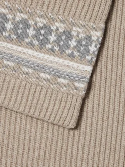 Light Taupe Oasi Cashmere Scarf