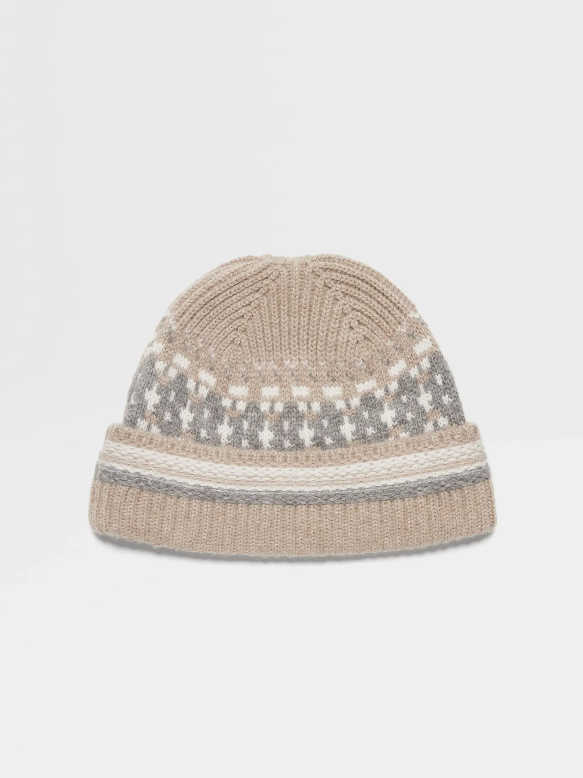 Light Taupe Oasi Cashmere Beanie
