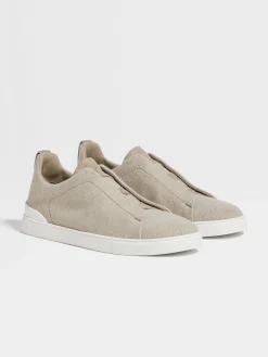 Light Taupe Oasi Cashmere Triple Stitch™ Sneakers