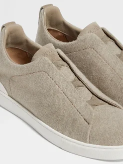 Light Taupe Oasi Cashmere Triple Stitch™ Sneakers