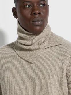 Light Taupe Oasi Cashmere Neck Warmer