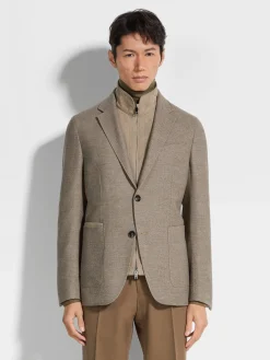 Light Taupe Trofeo™ Cashmere Jacket