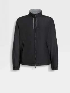Microfiber Reversible Brezza Blouson