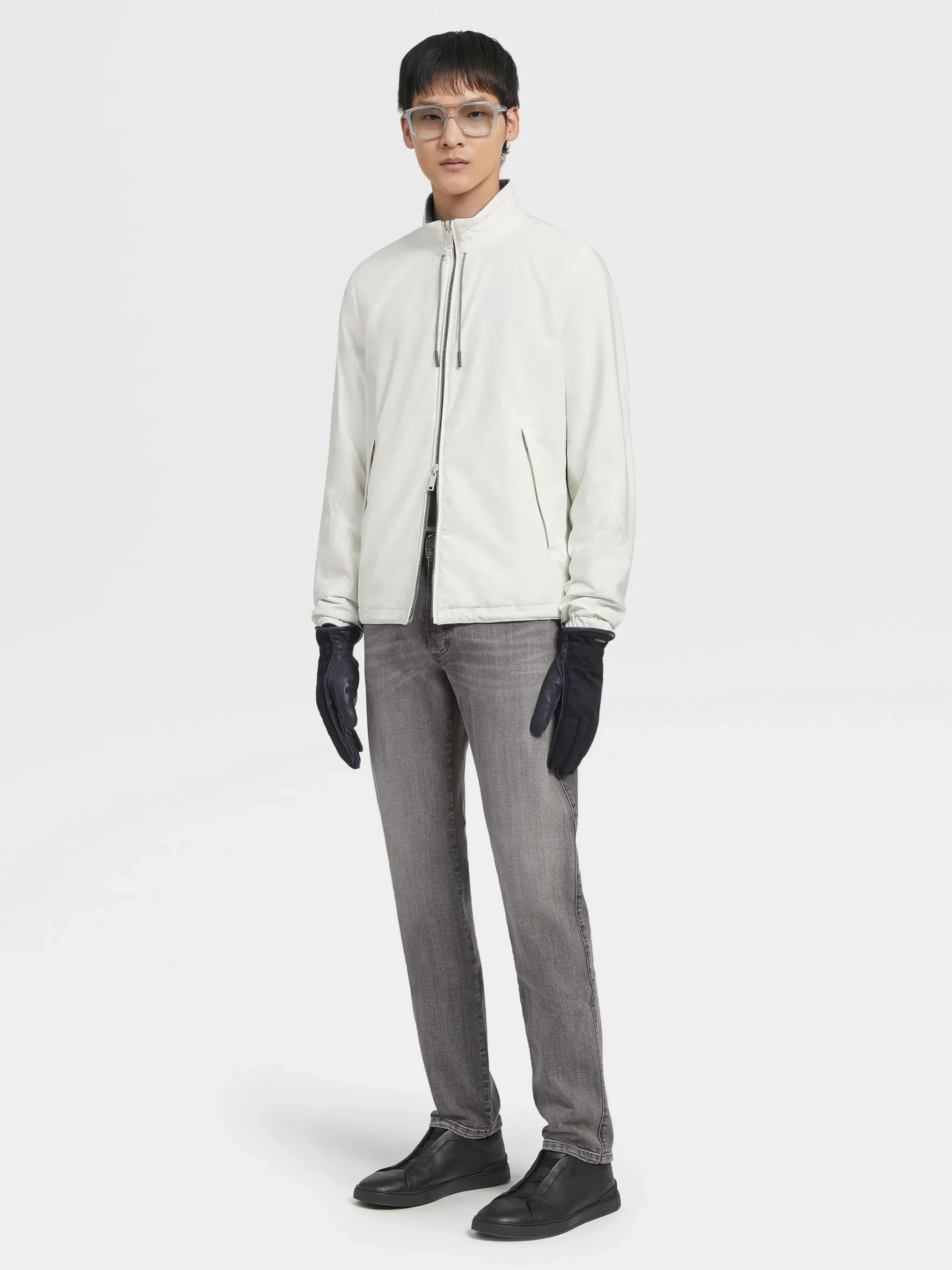 Microfiber Reversible Brezza Blouson