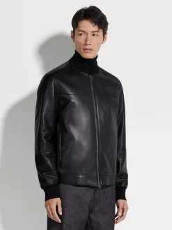 Nappa Leather Bomber