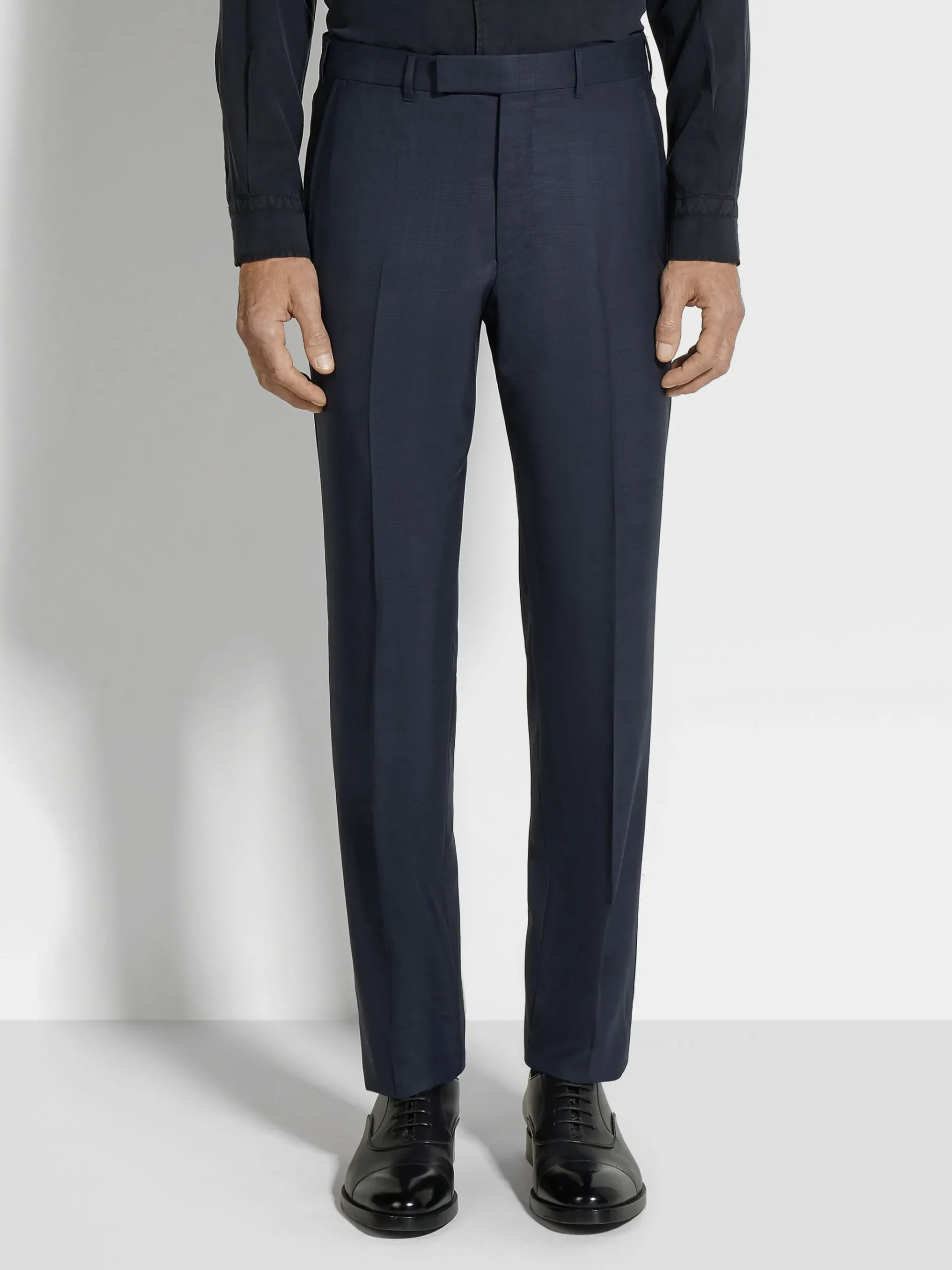 Navy Blue Centoventimila Wool Suit