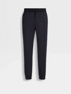 Navy Blue High Performance™ Wool Joggers
