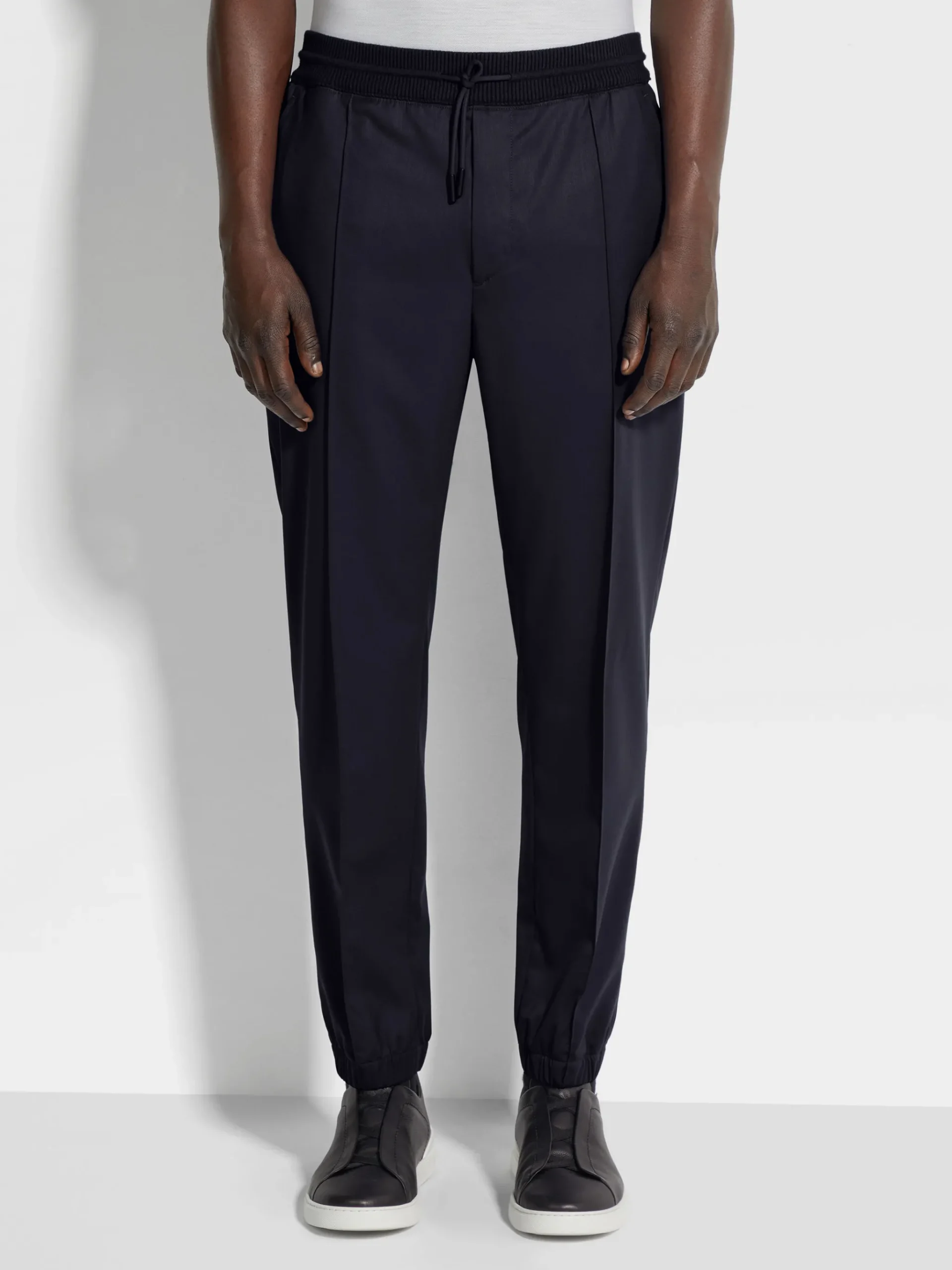 Navy Blue High Performance™ Wool Joggers