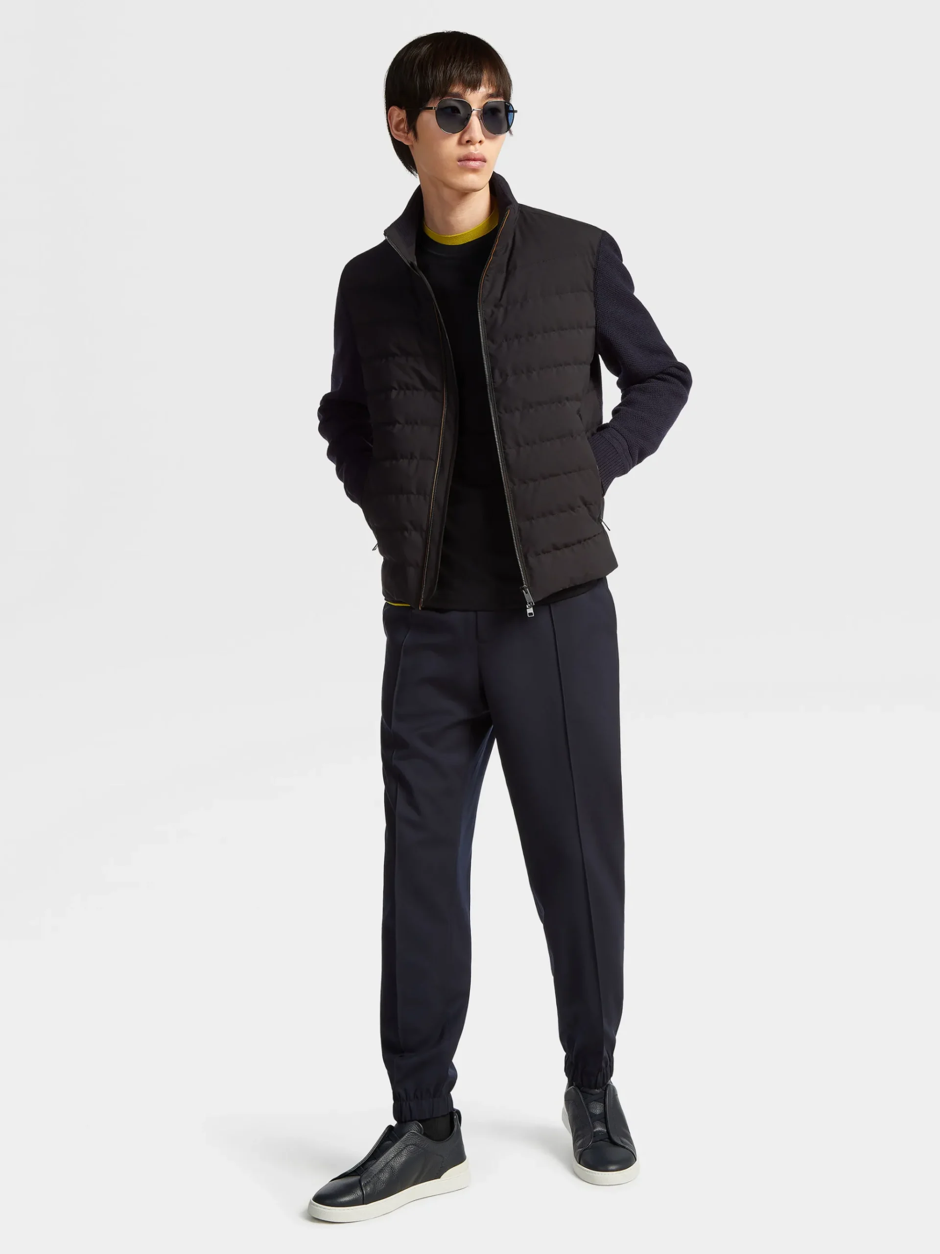 Navy Blue High Performance™ Wool Joggers