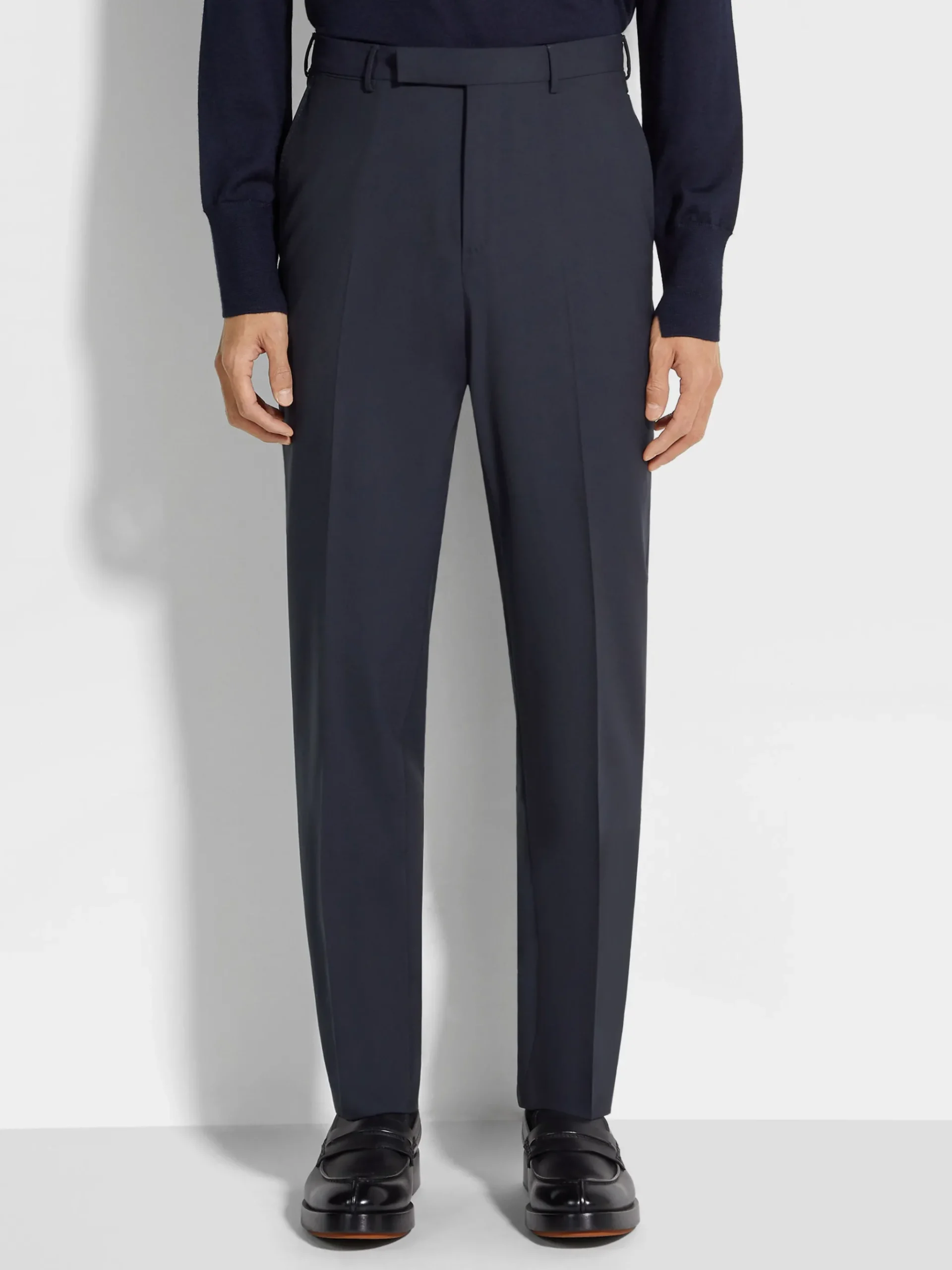 Navy Blue High Performance™ Wool Pants