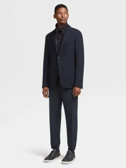 Navy Blue High Performance™ Jersey Jacket