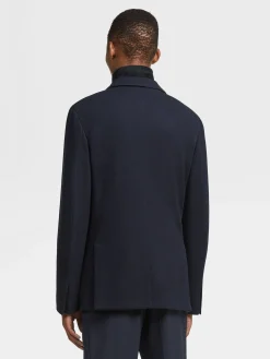 Navy Blue High Performance™ Jersey Jacket