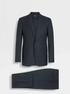 Navy Blue 15milmil15 Wool Suit