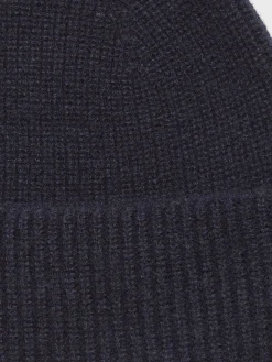 Navy Blue Oasi Cashmere Beanie