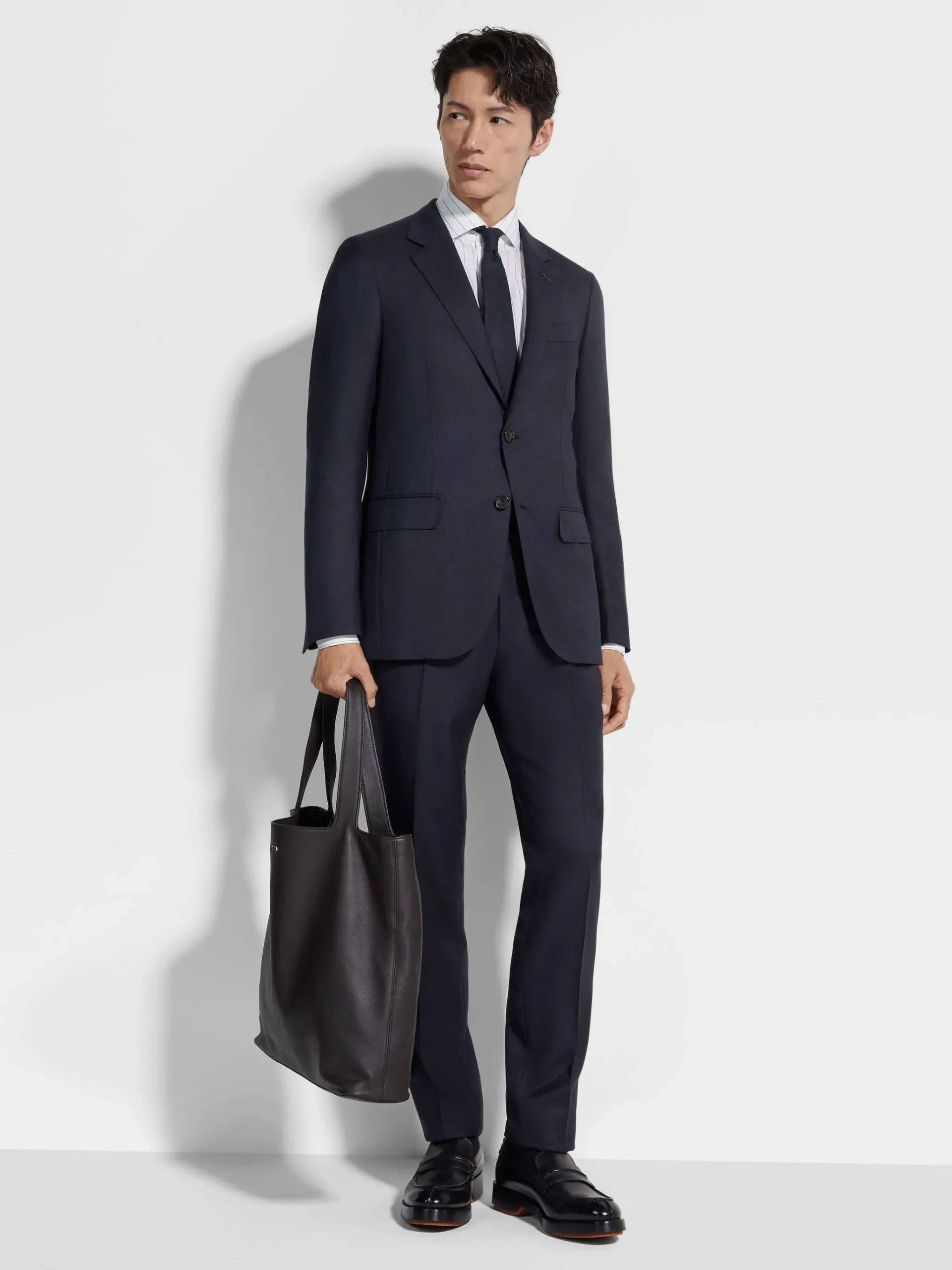 Navy Blue Oasi Cashmere Suit