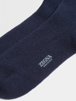 Navy Blue Oasi Cashmere Travel Set