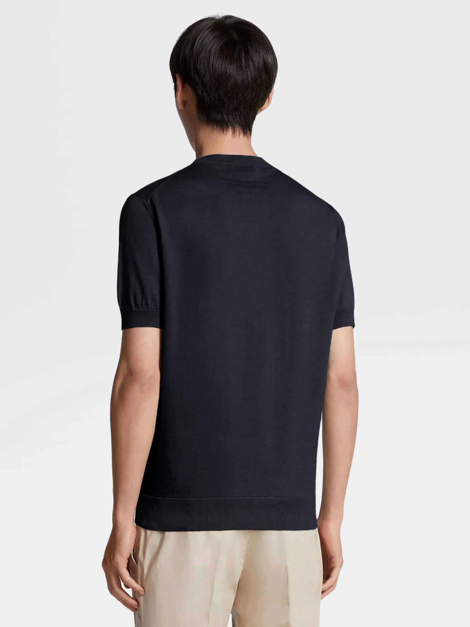 Navy Blue Premium Cotton T-shirt
