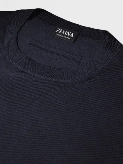 Navy Blue Premium Cotton T-shirt