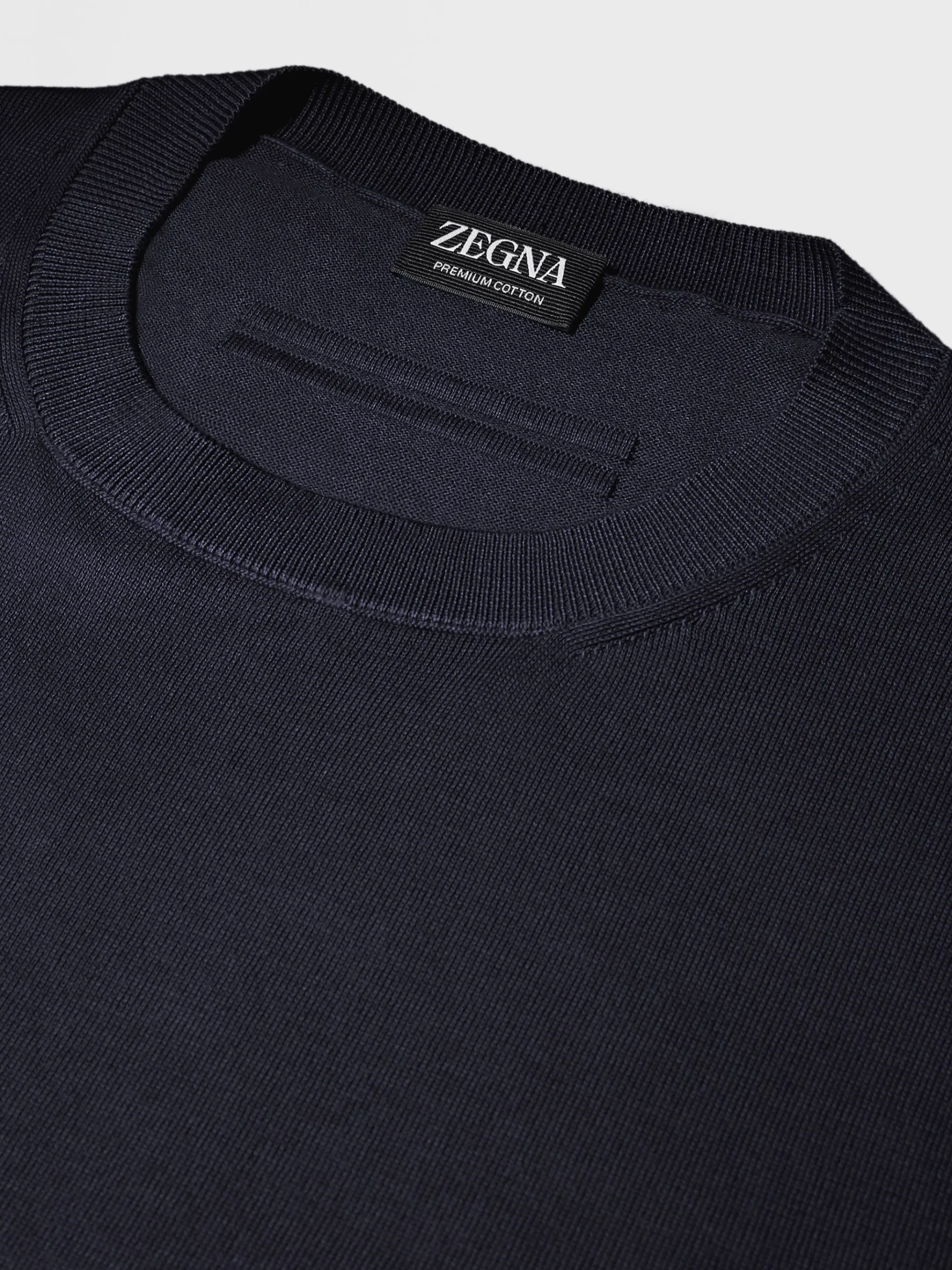 Navy Blue Premium Cotton T-shirt