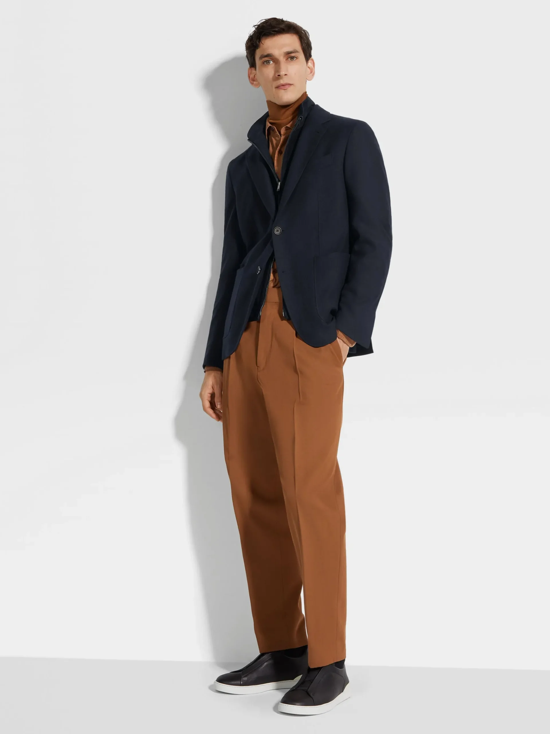 Navy Blue Trofeo™ Cashmere Jacket