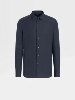 Navy Blue Trofeo™ Comfort Cotton Shirt