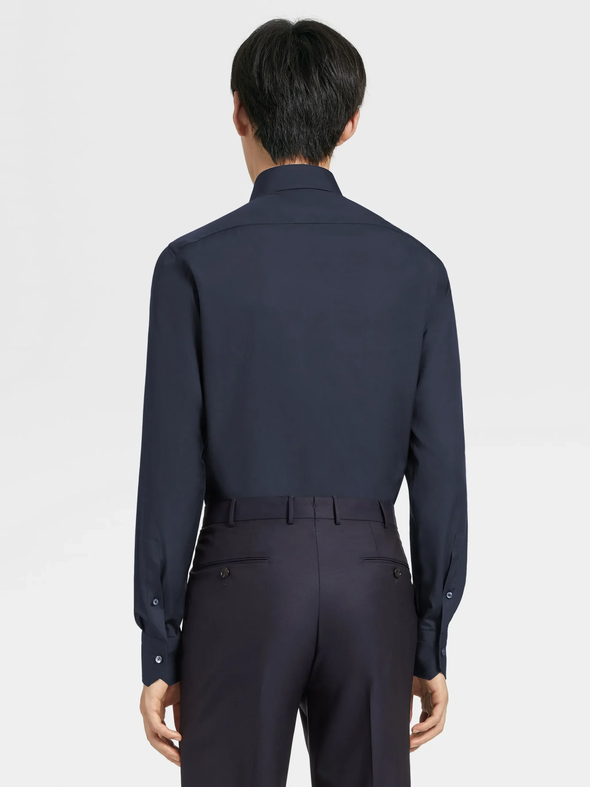 Navy Blue Trofeo™ Comfort Cotton Shirt