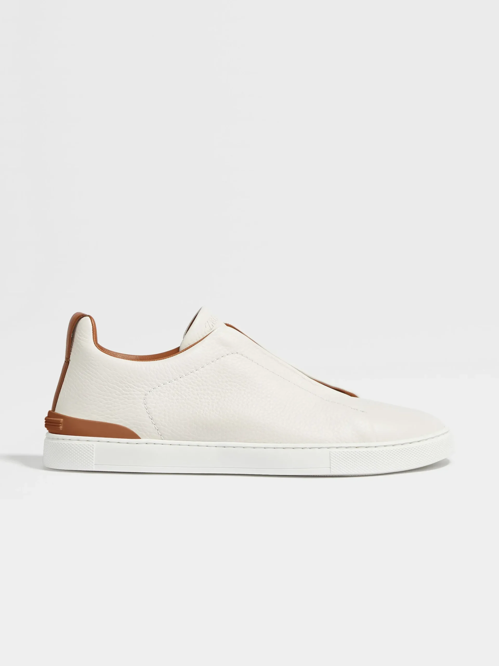 Off White Deerskin Triple Stitch™ Sneakers