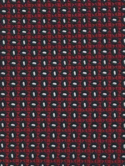 Red CINQUE PIEGHE Silk Tie